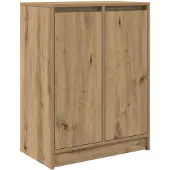 vidaXL Sideboard Artisan-Eiche 57x34x76 cm Holzwerkstoff