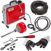 Dema Rohrreinigungsgerät DRG400 Rohrreinigungsmaschine Rohrreiniger Set 500W 400U/min 22218-SP