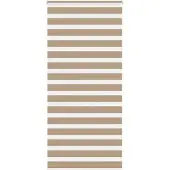 vidaXL Doppelrollo Sandbraun 115x230 cm Stoffbreite 110,9 cm Polyester