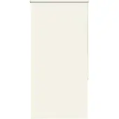 vidaXL Verdunkelungsrollo Cremeweiß 75x130cm Stoffbreite 70,7 cm