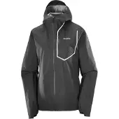 Salomon - Wasserfeste und winddichte Trail-Jacke &ndash; Damen / Frau &ndash; Bonatti Pro Jkt W - Bonatti Pro Jkt W Deep Black für Damen - Größe S -