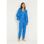 More & more leicht taillierter, femininer Blazer in blue | Gr.: 36