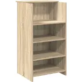 vidaXL Empfangstresen Sonoma-Eiche 55 x 50 x 103,5 cm Holzwerkstoff