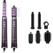 Ginza.se Warmluftbürste 1300 W 30 mm Lockenbürste Haartrockner 6-in-1 Ionen-Technologie Hair Flow Pro