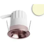 ISOLED LED Einbaustrahler BACK32, rosegold, rund, 5W, CRI90, 2700K, rückversetzt, Honeycomb, dimmbar 117256