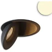 ISOLED LED Einbauleuchte Sphere schwarz/schwarz, 2700K, 10W, CRI90, dimmbar 117373