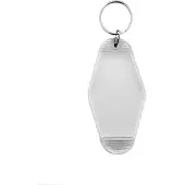 Combicraft Hunter Hotel Schlüsselanhänger Transparent, 45x88mm - 5 Stück