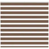 vidaXL Doppelrollo Braun 155x100 cm Stoffbreite 150,9 cm Polyester