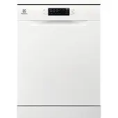 Electrolux Serie 300 ESA47210SW, Freistehend, Standardgröße (60 cm), Weiß, Grau, Weiß, Tasten