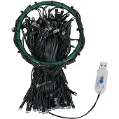 vidaXL Weihnachtsbaum-Beleuchtung 500 LEDs Blau 500 cm