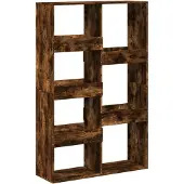 vidaXL Bücherregal Räuchereiche 100x33x155,5 cm Holzwerkstoff