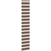 vidaXL Doppelrollo Braun 40x200 cm Stoffbreite 35,9 cm Polyester