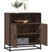 vidaXL Sideboard Braun Eichen-Optik 68x35x76 cm Holzwerkstoff