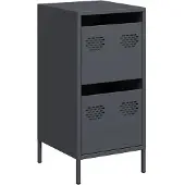 vidaXL Sideboard Anthrazit 35x39x73,5 cm Kaltgewalzter Stahl