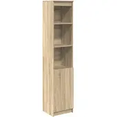 vidaXL Highboard Sonoma-Eiche 37,5x35x180 cm Holzwerkstoff