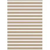 vidaXL Doppelrollo Sandbraun 155x200 cm Stoffbreite 150,9 cm Polyester