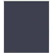vidaXL Verdunkelungsrollo Marineblau 140x150 cm Stoffbreite 136,6 cm