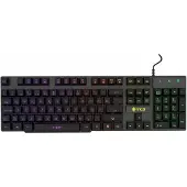 Inca IKG-446, Kabelgebunden, USB, Mechanischer Switch, QWERTZ, RGB-LED, Schwarz