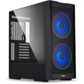 Lian Li Lancool 206, Tower, PC, Schwarz, ATX, micro ATX, Mini-ITX, Stahl, Gehärtetes Glas, Gaming