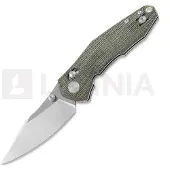GiantMouse ACE Nazca Green Canvas Micarta Taschenmesser
