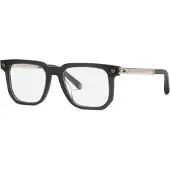 Philipp Plein VPP196 Grigio scuro trasparente opaco 52/20/140 Herren Brillen
