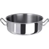 Contacto Serie Flacher Bratentopf mit Edelstahlgriffen, Inhalt:,t.