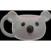 Sans marque Adoramals Koalabär Kopf geformte Tasse aus Dolomit-Keramik