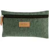 Herlitz Schlamper-Etui flach GREENline grün meliert
