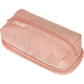 Pelikan Quattro Twill, Weiches Federmäppchen, Twill, Rose, Einfarbig, Reißverschluss, Erwachsene/Kinder