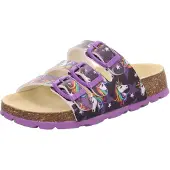 Superfit Fussbettpantoffel viola/mehrfarbig (8560) 38