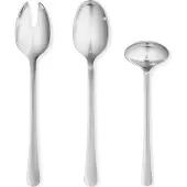 Georg Jensen - Copenhagen Vorlegebesteck, Edelstahl Matt, 3 - teilig