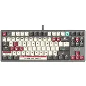 A4Tech Mechanische Tastatur Bloody S87 Pixel-Rot USB BLMS RED Plus Schalter