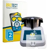 BROTECT 2x Schutzfolie für SilverCrest Monsieur Cuisine Smart Displayschutz Displayschutzfolie Folie Matt Entspiegelungsfolie