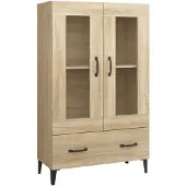 vidaXL Highboard Sonoma-Eiche 70x31x115 cm Holzwerkstoff