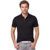 BOSS Poloshirt BOSS Green Porsche zwart Baumwolle