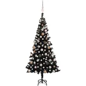vidaXL Mads (mit 150 LEDs und roségoldenen Kugeln)