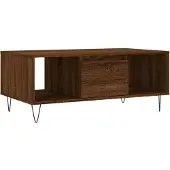 vidaXL Couchtisch Braun Eichen-Optik 90x50x36,5 cm Holzwerkstoff