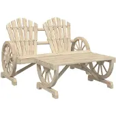 vidaXL 2-tlg. Garten-Lounge-Set Massivholz Tanne
