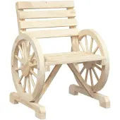 vidaXL Gartenstuhl 58x58x78,5 cm Massivholz Tanne