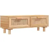 vidaXL Couchtisch Braun 80x40x30 cm Holzwerkstoff & Massivholz Kiefer