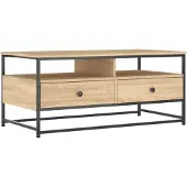 vidaXL Couchtisch Sonoma-Eiche 100x51x45 cm Holzwerkstoff