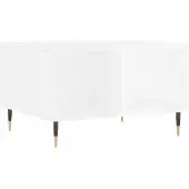 vidaXL Couchtisch Hochglanz-Weiß 60x50x36,5 cm Holzwerkstoff