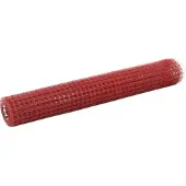 vidaXL Drahtzaun Stahl mit PVC-Beschichtung 25x1 m Rot