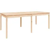 vidaXL Gartentisch 203,5x100x76 cm Massivholz Kiefer