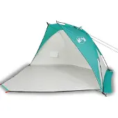 vidaXL Strandzelt Meergrün 268x223x125 cm 185T Polyester