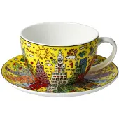 Goebel James Rizzi My New York City Sunset Tee-/ Cappuccinotasse