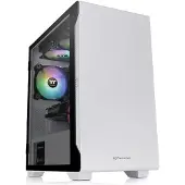 Thermaltake S100 Tempered Glass Snow Edition Micro Tower Weiß