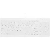 Cherry Design Active Key QuickClean Medizinische Tastatur Abnehmbare Abdeckung Kompakt Kabelgebunden Weiß DE C7012, Kabelgebunden, USB, Scherenschalter, Weiß