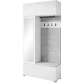P&b Garderobe Tejo , weiß , Maße (cm): B: 115 H: 231,9