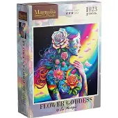 Magnolia Puzzle Flower Goddess - 1023 Teile, buntes Legespiel